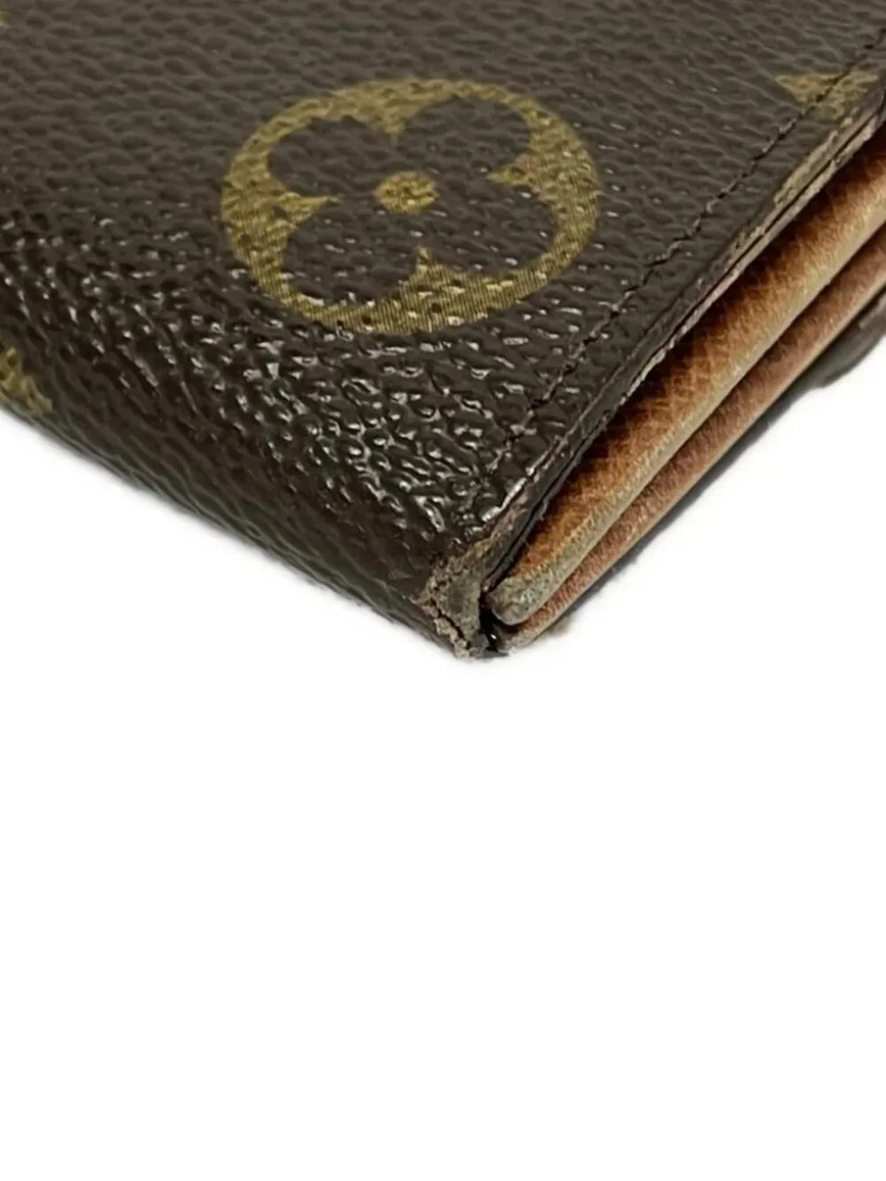 LOUIS VUITTON Pochette Porte Monnaie Credit M61725 Monogram 882AN Long Wallet